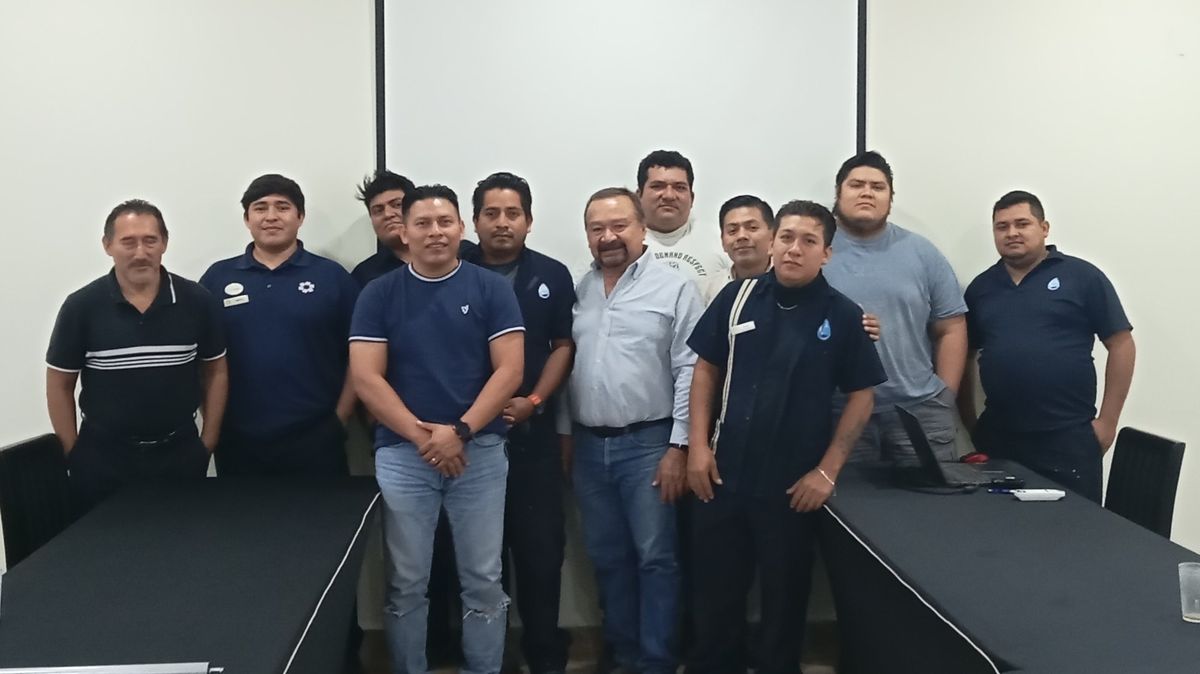 Grupo de un curso de capacitación